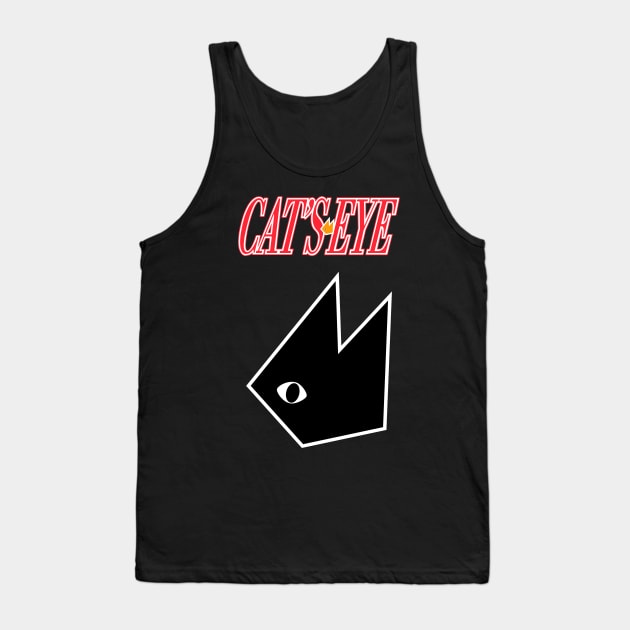 Cat's Eye - Anime original vintage logo Tank Top by MiaouStudio